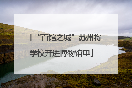 “百馆之城”苏州将学校开进博物馆里