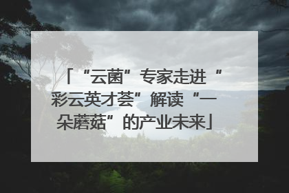 “云菌”专家走进“彩云英才荟”解读“一朵蘑菇”的产业未来