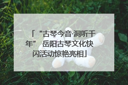 “古琴今音·洞听千年” 岳阳古琴文化快闪活动惊艳亮相