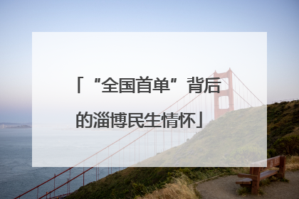 “全国首单”背后的淄博民生情怀