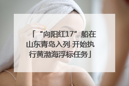 “向阳红17”船在山东青岛入列 开始执行黄渤海浮标任务