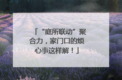 “庭所联动”聚合力，家门口的烦心事这样解！