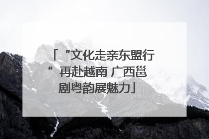 “文化走亲东盟行”再赴越南 广西邕剧粤韵展魅力