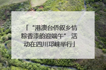 “港澳台侨叙乡情 粽香漆韵迎端午” 活动在四川邛崃举行
