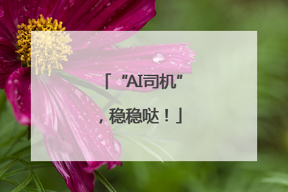 “AI司机”，稳稳哒！