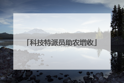科技特派员助农增收