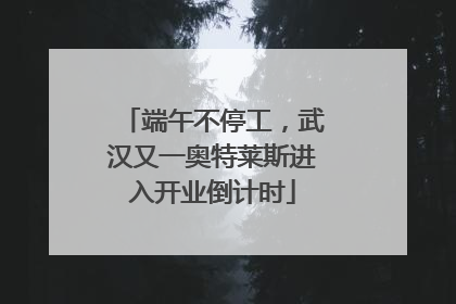 端午不停工，武汉又一奥特莱斯进入开业倒计时