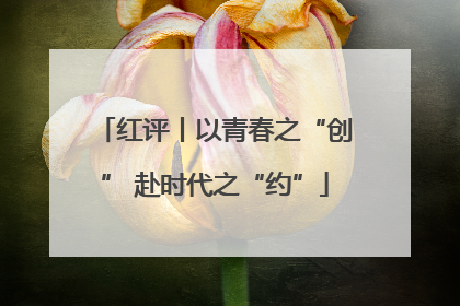 红评丨以青春之“创” 赴时代之“约”
