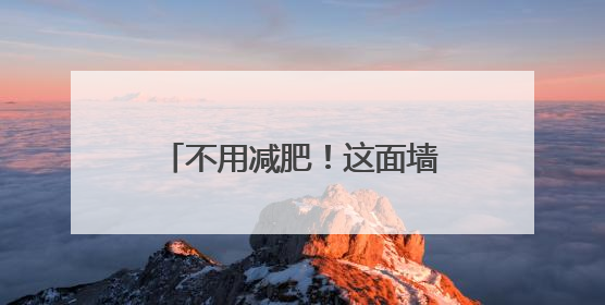 不用减肥！这面墙上有好“多肉”