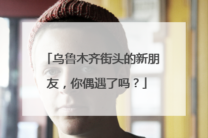 乌鲁木齐街头的新朋友，你偶遇了吗？