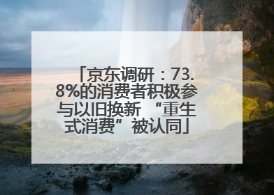 京东调研：73.8%的消费者积极参与以旧换新 “重生式消费”被认同