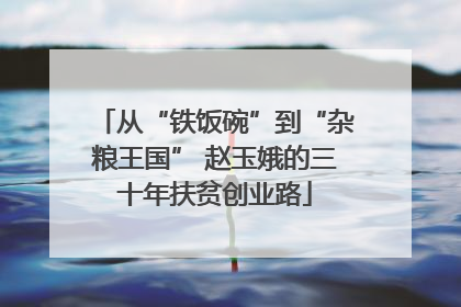 从“铁饭碗”到“杂粮王国” 赵玉娥的三十年扶贫创业路