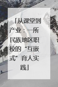 从课堂到产业：一所民族地区职校的“互嵌式”育人实践