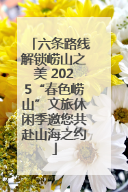 六条路线解锁崂山之美 2025“春色崂山”文旅休闲季邀您共赴山海之约