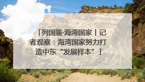 列国鉴·海湾国家丨记者观察：海湾国家努力打造中东“发展样本”