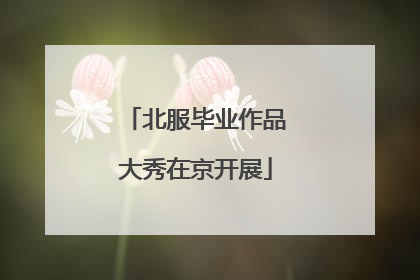 北服毕业作品大秀在京开展