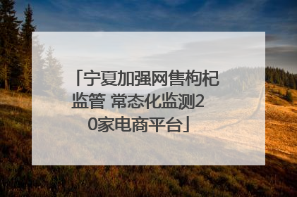 宁夏加强网售枸杞监管 常态化监测20家电商平台