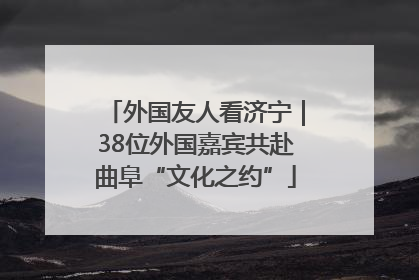 外国友人看济宁｜38位外国嘉宾共赴曲阜“文化之约”