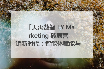 天禹数智 TY Marketing 破局营销新时代：智能体赋能与人才培育双轮驱动