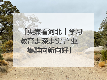 央媒看河北丨学习教育走深走实 产业集群向新向好