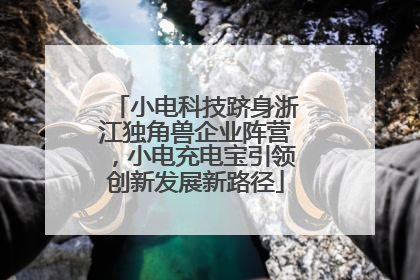 小电科技跻身浙江独角兽企业阵营，小电充电宝引领创新发展新路径