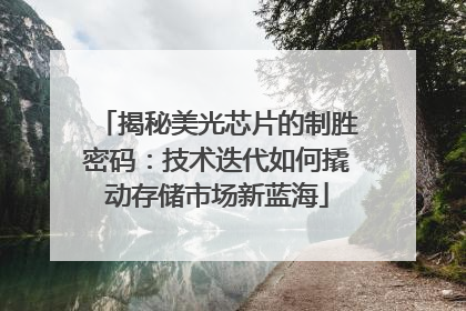 揭秘美光芯片的制胜密码：技术迭代如何撬动存储市场新蓝海