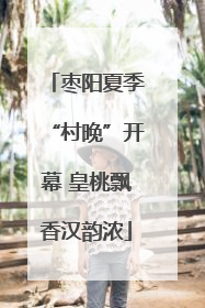 枣阳夏季“村晚”开幕 皇桃飘香汉韵浓