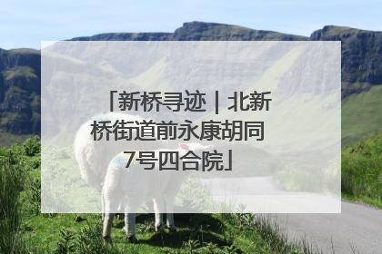 新桥寻迹｜北新桥街道前永康胡同7号四合院
