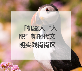 机器人“入职”新时代文明实践街街区｜杭州余杭着力提升城市精细化智能化管理水平