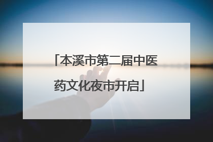 本溪市第二届中医药文化夜市开启