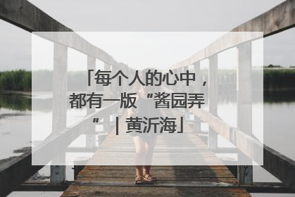 每个人的心中，都有一版“酱园弄”｜黄沂海