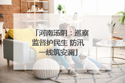 河南汤阴：巡察监督护民生 防汛一线筑安澜