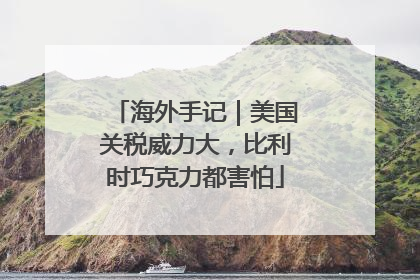 海外手记｜美国关税威力大，比利时巧克力都害怕