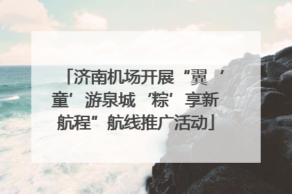 济南机场开展“翼‘童’游泉城‘粽’享新航程”航线推广活动