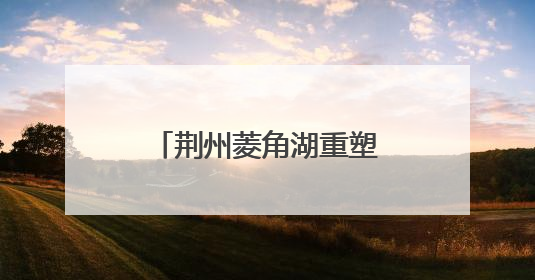 荆州菱角湖重塑鸟类栖息环境