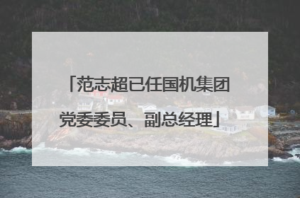 范志超已任国机集团党委委员、副总经理