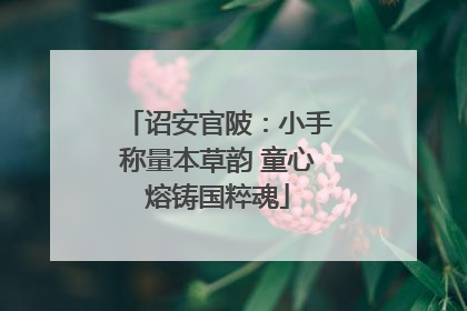 诏安官陂：小手称量本草韵 童心熔铸国粹魂