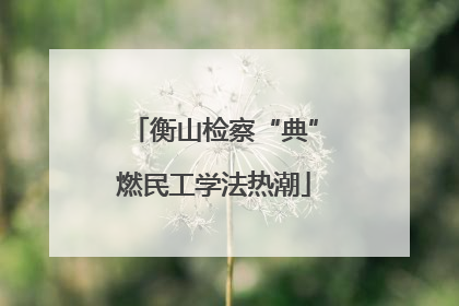 衡山检察“典”燃民工学法热潮