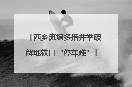 西乡流塘多措并举破解地铁口“停车难”