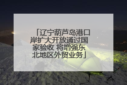 辽宁葫芦岛港口岸扩大开放通过国家验收 将增强东北地区外贸业务