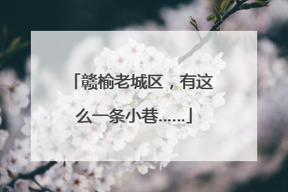 赣榆老城区，有这么一条小巷……