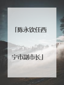 陈永钦任西宁市副市长