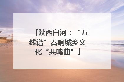 陕西白河：“五线谱”奏响城乡文化“共鸣曲”