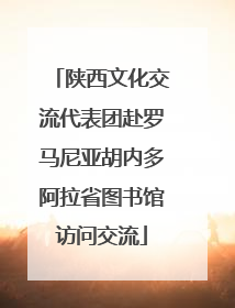 陕西文化交流代表团赴罗马尼亚胡内多阿拉省图书馆访问交流