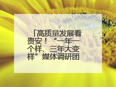 高质量发展看贵安！“一年一个样、三年大变样”媒体调研团走进贵安新区