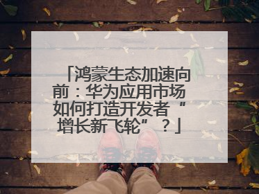 鸿蒙生态加速向前：华为应用市场如何打造开发者“增长新飞轮”？