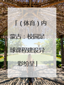 （体育）内蒙古：校园足球课程建设异彩纷呈