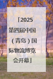 2025第四届中国（青岛）国际物流博览会开幕