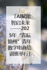 AI赋能 智启未来——2025年“青耘锦州”青年数字电商培训班举行
